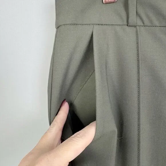 VERONICA BEARDNEW Jensen Pants in Loden Dark Green Women’s Size 8